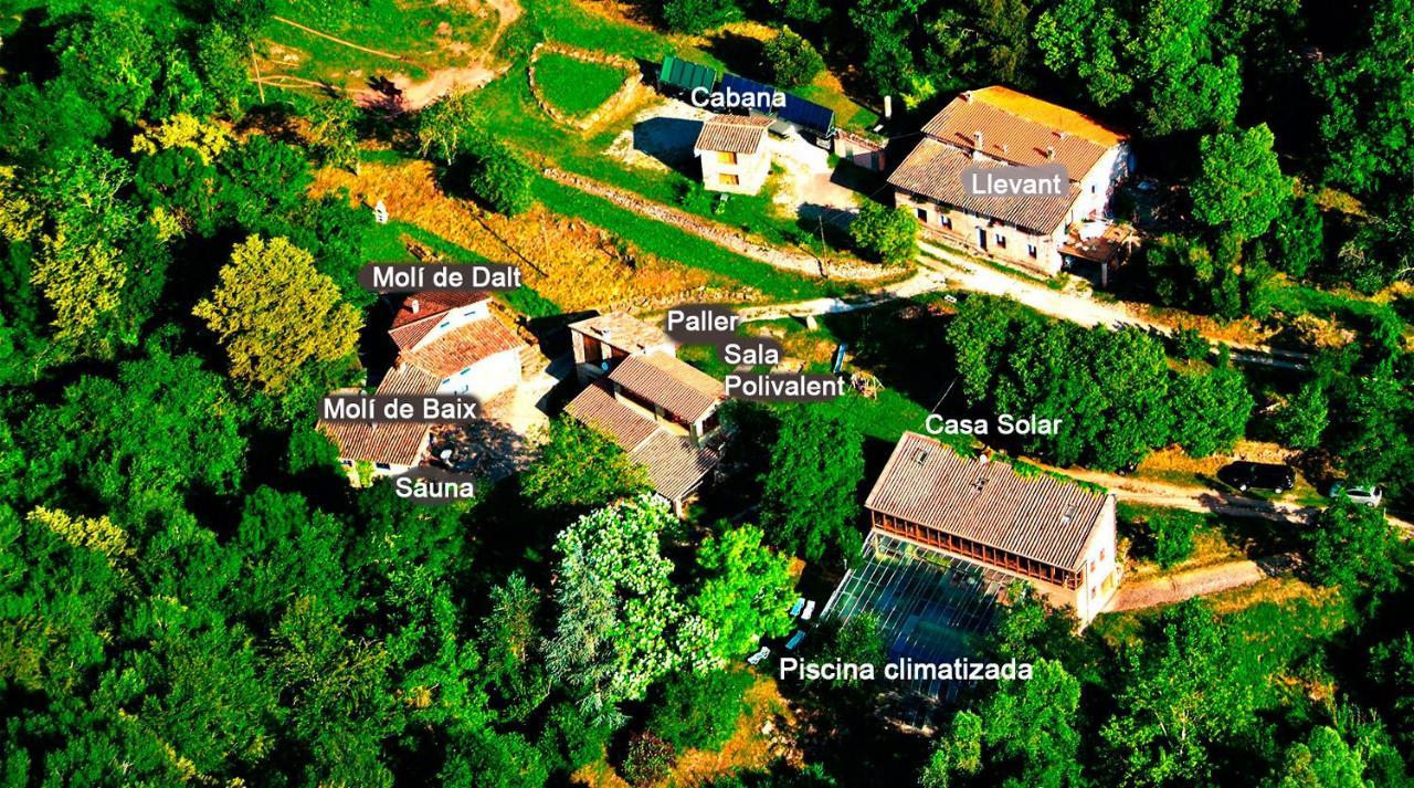 La Cabana Del Moli De La Plana Riudaura Exterior photo